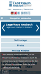 Mobile Screenshot of lagerhaus-ansbach.de